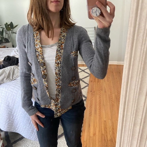 Cartonnier for Anthropologie sweater XS gray - Picture 2 of 8